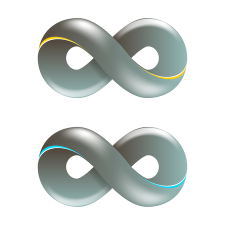Infinity Symbol Logo. Vector Illustrationのイラスト素材