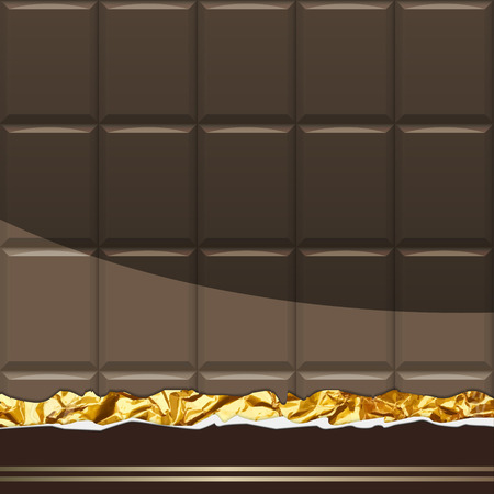Dark Chocolate pattern. Vector Illustrationのイラスト素材