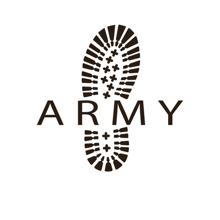 army bootのイラスト素材