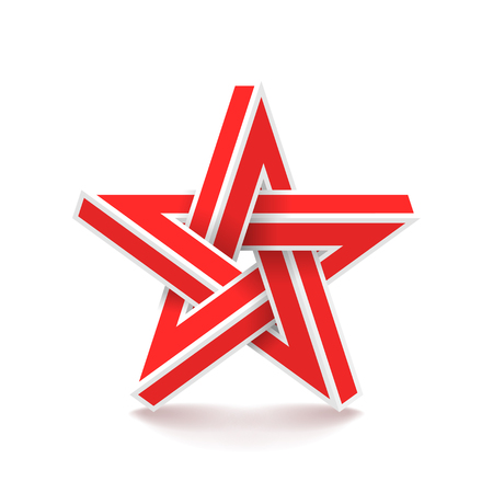 Impossible star. Vector Illustrstionのイラスト素材