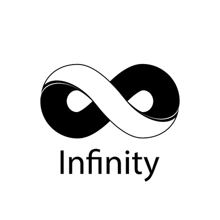Infinity Symbol Logo. Vector Illustrationのイラスト素材