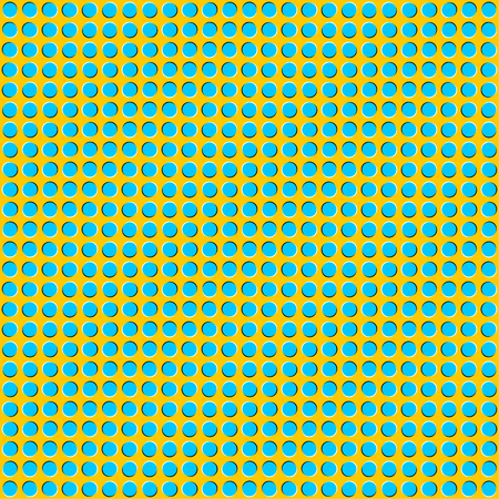 Optical illusion of motion. Illusion of moving waves for Your business project. Vector Illustrationのイラスト素材