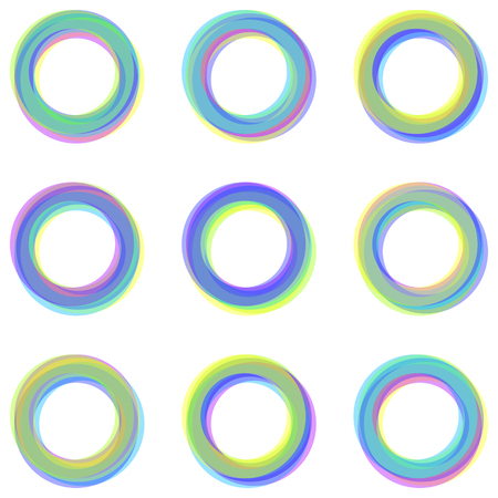 Concentric pop art background. Pop art design element for Your business project. Vector Illustrationのイラスト素材