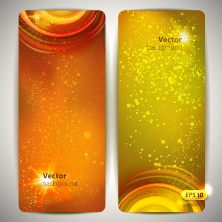 Set of abstract vector banners  のイラスト素材