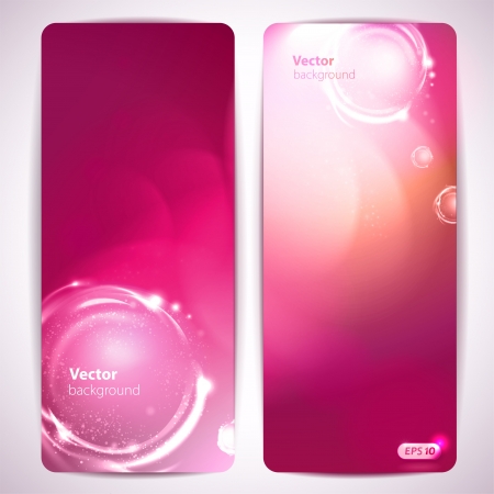 Set of abstract vector banners のイラスト素材