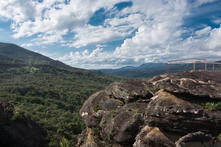 Landscape of Parque Natural Municipal Das Andorinhas, Ouro Preto. Brazilの写真素材