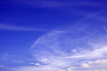 blue sky with cloudの写真素材