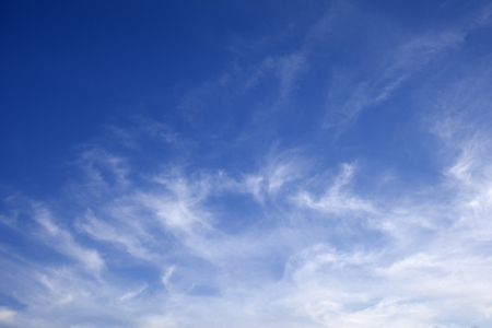 blue sky with cloudの写真素材