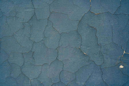 Cracks in the wall, cracked blue paint. texture for the backdrop