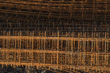 Rust-coated Steel Mesh with Square Cells for Construction
