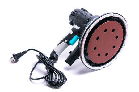 Rotary grinding machine with LED illumination for finishing grinding of puttyの写真素材