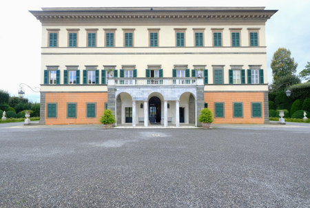 Villa Reale of Marlia, province of Lucca, Italyのeditorial素材