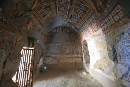 July 2019-Yilanli Kilise, or Snake Church, Ihlara valley, Cappadocia, Turkeyのeditorial素材