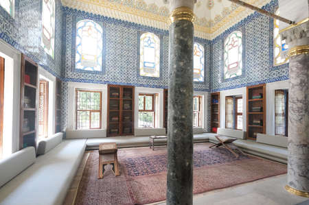 Library of Ahmed III, Topkapi Palace, Istanbul, Turkeyのeditorial素材