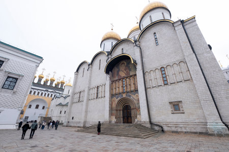 The Church of the Deposition of the Robe, Kremlin, Russiaのeditorial素材
