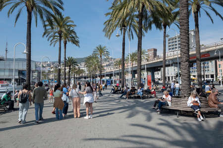 Genoa (Italian, Genova) is a historical port city in northern Italy, the capital of the Region of Liguria. Genoa today, as a tourist attractionのeditorial素材