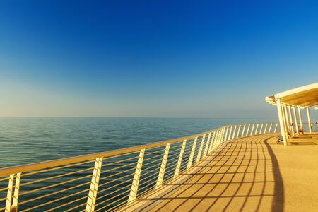 amazing lido di camaiore pier viewの写真素材