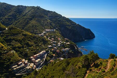 beautiful manarola coast view