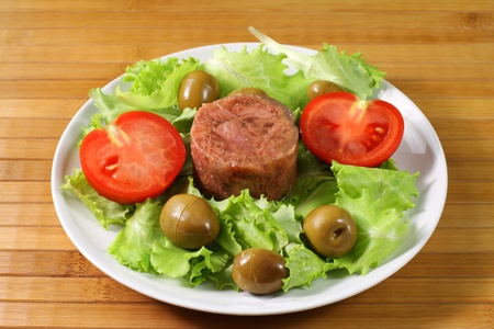 Meat saladの写真素材