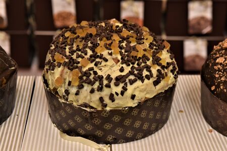 ROME.TYPICAL ITALIAN SWEET PANETTONE OF THE CHRISTMAS HOLIDAYS