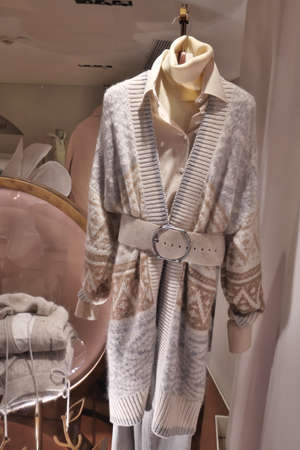 ROME AUGUST 19 2021 A TRENDY SHOWCASE OF BRUNELLO CUCINELLIのeditorial素材