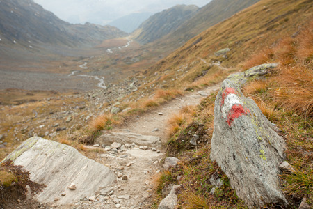 Autumnal scenes from the Zillertal Alps - Italyの写真素材