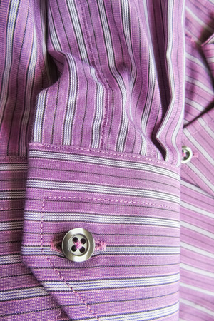cotton pink and white shirtの写真素材