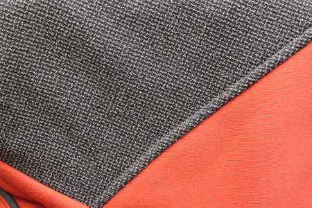 Kevlar insert on technical mountain jacket in microfleeceの写真素材