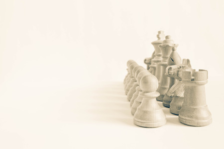 Chess strategy: points of viewの写真素材