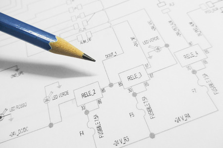 testing electronical devicesの写真素材