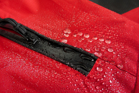 waterproof technology for mountain clothesの写真素材