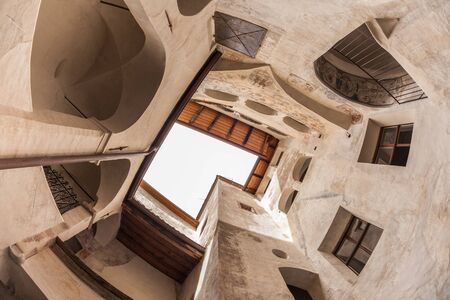 VAL ISARCO, ITALY - JULY 27, 2017: Detail from Castel Trostburg, one of the largest fortified complexes in South Tyrol. The history of the fortress dates back to the XII centuryのeditorial素材