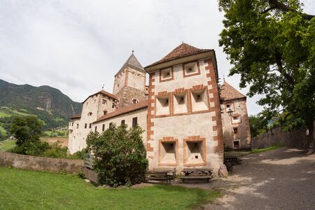 VAL ISARCO, ITALY - JULY 27, 2017: Castel Trostburg it is one of the largest fortified complexes in South Tyrol. The history of the fortress dates back to the XII centuryのeditorial素材