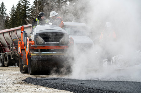 Compacting Paving in Cold Winter Weather