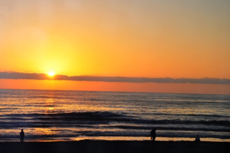Mission Beach, San Diego, Californiaの写真素材