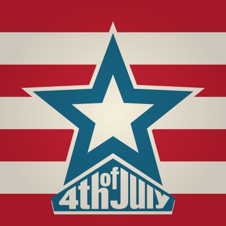 4th of July Independence Day Backgroundのイラスト素材