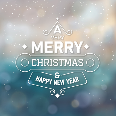 Typographic holiday design.のイラスト素材