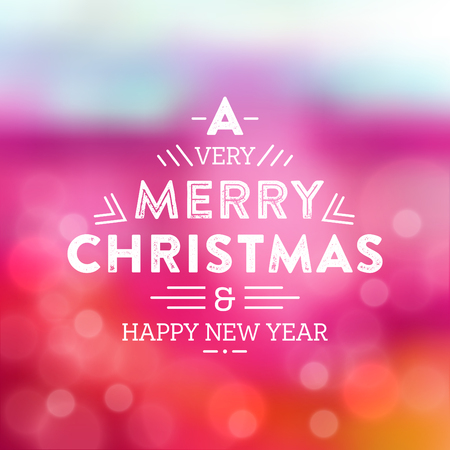 Typographic holiday design.のイラスト素材