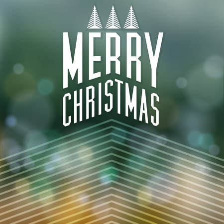 Typographic Christmas Designのイラスト素材