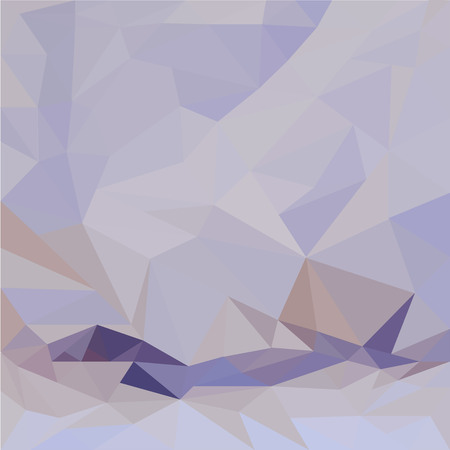 Abstract background with violet lilac trianglesのイラスト素材