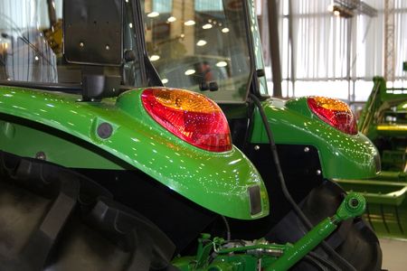 green tractor