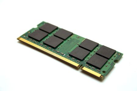 pay main memory for a computer on a white background