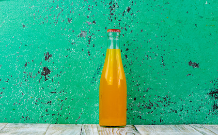 variety of soda bottle on the wooden backgroundの写真素材