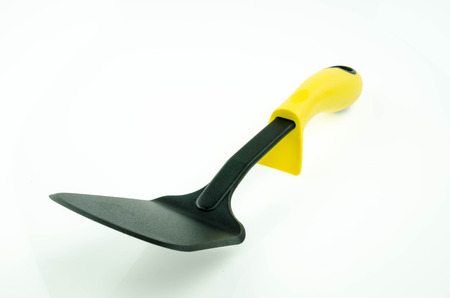 Gardening tools on white backgroundの写真素材