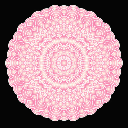 Wedding invitation or card . Flower Mandala . Vintage decorative elements. pattern,Islam, Arabic, Indian, turkish, pakistan, chinese. Round Ornament Pattern, vectorのイラスト素材