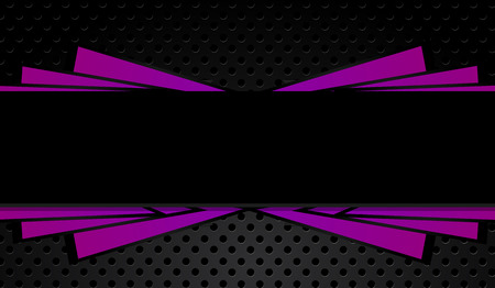 Abstract vector graphic brochure design background purple and black.Trends 2018.のイラスト素材