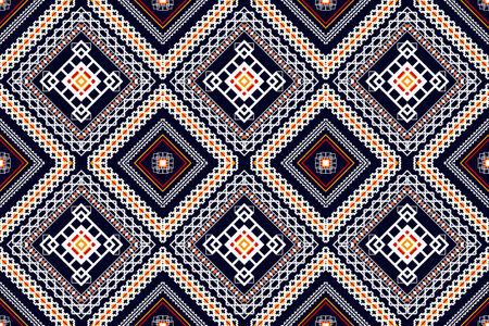 Geometric ethnic pattern oriental. seamless pattern. Design for fabric, curtain, background, carpet, wallpaper, clothing, wrapping, Batik, fabric,Vector illustration. pattern styのイラスト素材
