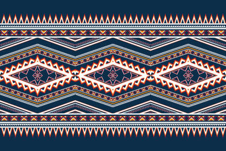 Geometric ethnic pattern oriental. seamless pattern. Design for fabric, curtain, background, carpet, wallpaper, clothing, wrapping, Batik, fabric,Vector illustration. pattern styのイラスト素材