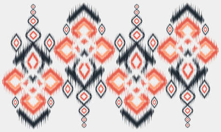 Geometric ethnic pattern oriental. seamless pattern. Design for fabric, curtain, background, carpet, wallpaper, clothing, wrapping, Batik, fabric,Vector illustration. pattern styのイラスト素材