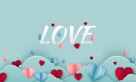 valentines day sale background with heart pattern. Wallpaper, flyers, invitation, posters, brochure, banners.Vector illustration.の写真素材